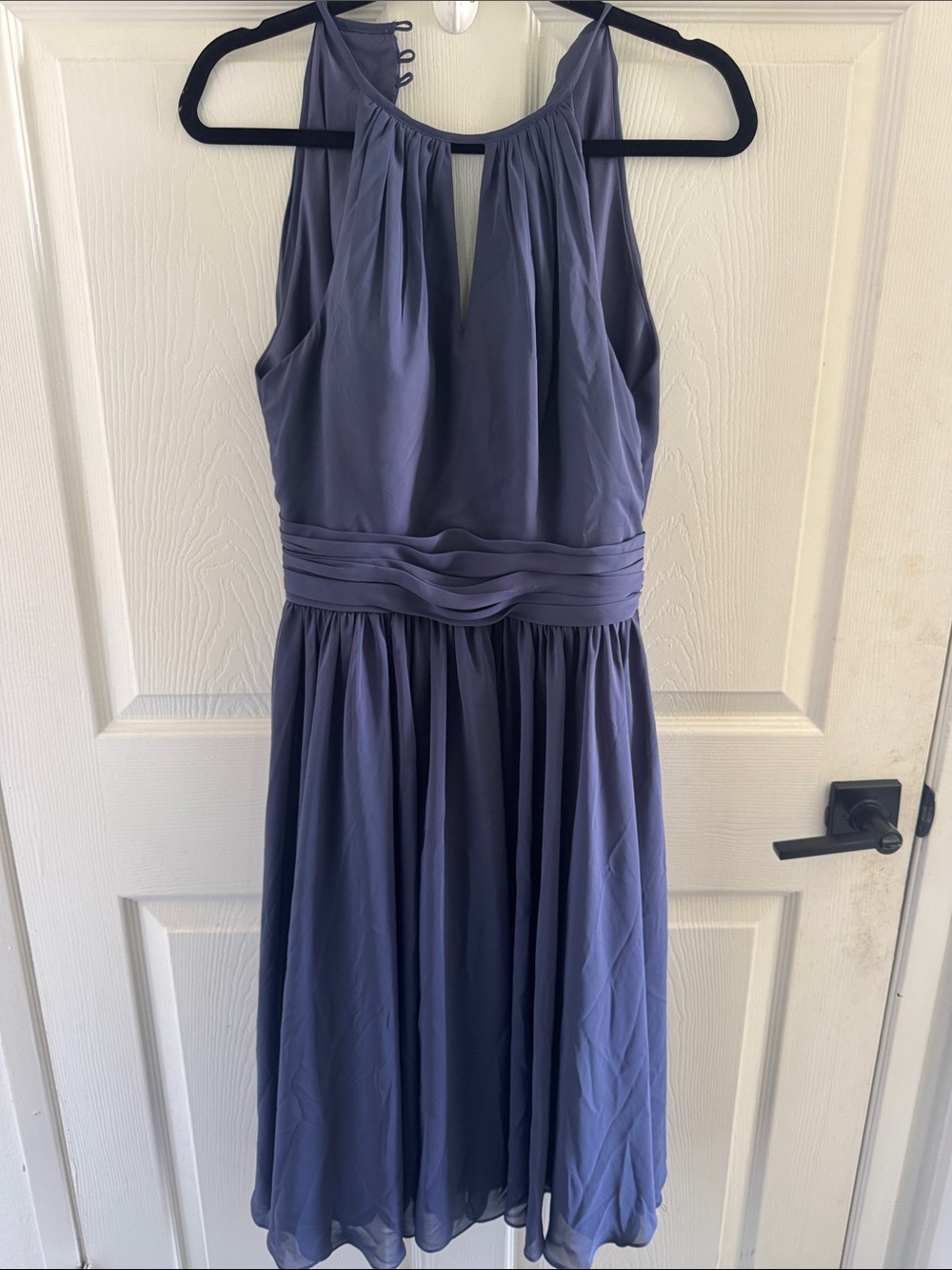 JJs House Dusty Lavender Halter Midi Dress